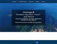 Tablet Screenshot of himayoga.com